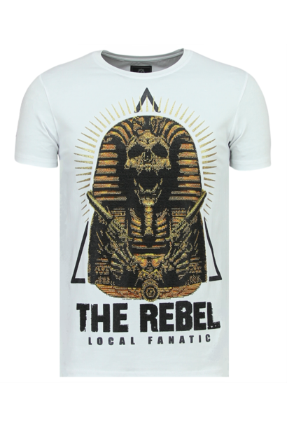 Camiseta Hombre - Rebel Pharaoh - Blanco
