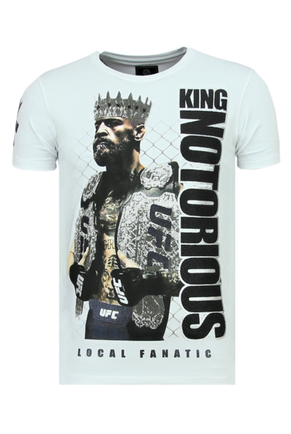 Camiseta Hombre - King Notorious - Blanco