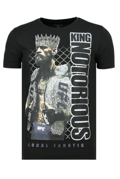 Camiseta Hombre - King Notorious - Negro