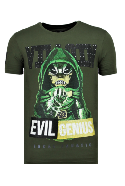 T-shirt Heren - Villain Duck - Groen