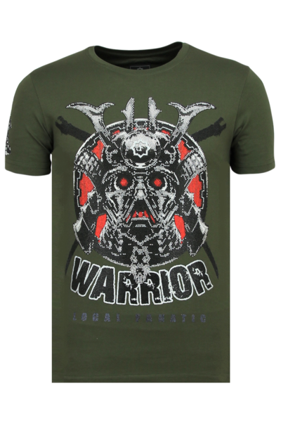 T-shirt Heren - Savage Samurai - Groen