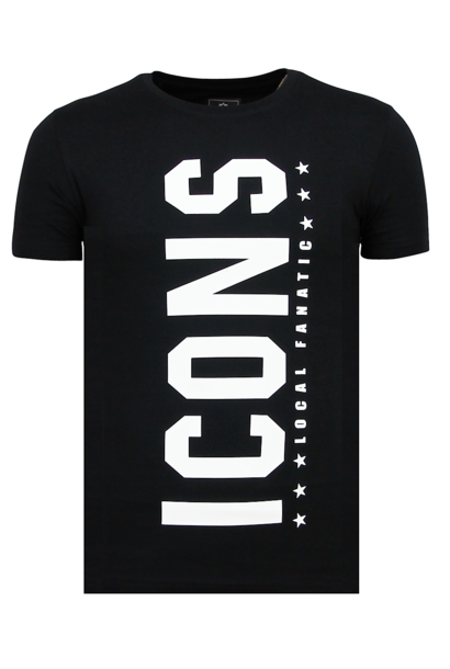 Camiseta Hombre - ICONS Vertical - Azul