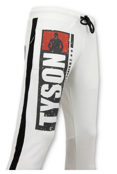 Pantalones de Chándal Hombres  - Iron Mike Tyson - Blanco