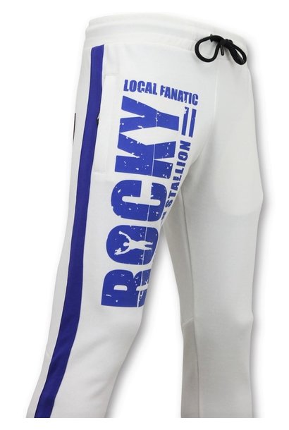 Sweatpants Men - Rocky Balboa - White