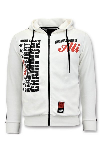 Felpa da Uomo - Muhammad Ali - Bianco