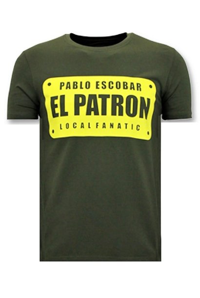 T-shirt Heren - El Patron - Groen