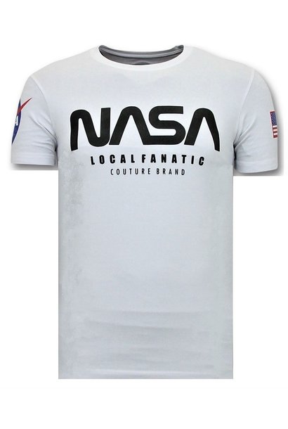 Camiseta Hombre - NASA - Blanco