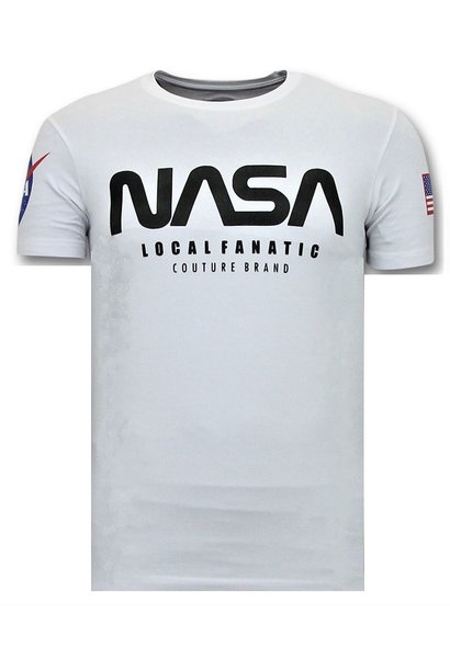 T-shirt Homme - NASA - Blanc