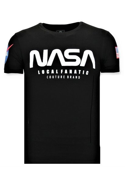 Camiseta Hombre - NASA - Negro