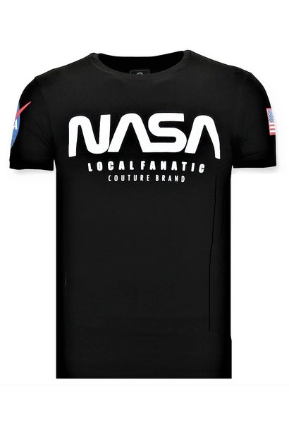 T-shirt Homme - NASA - Noir