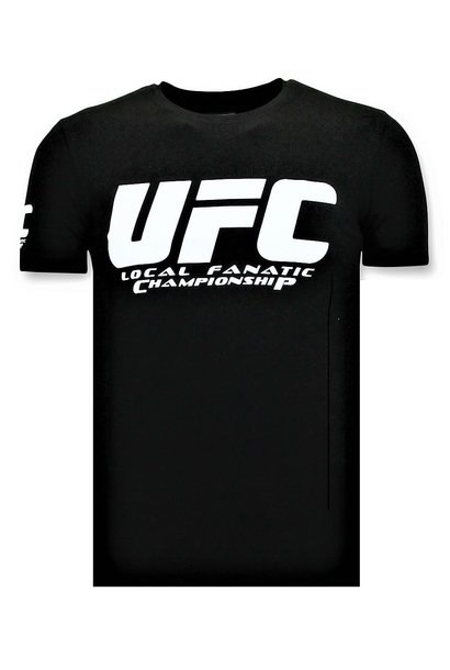 T-shirt Heren - UFC Championship - Zwart