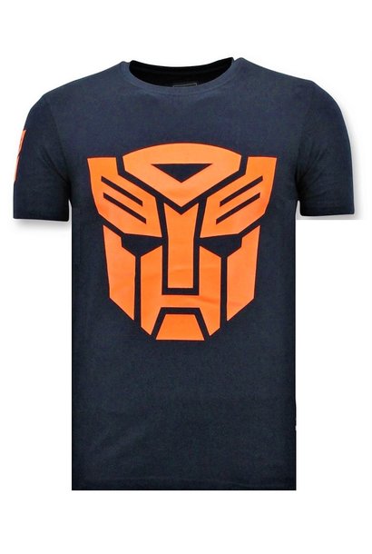 Camiseta Hombre - Transformers - Azul