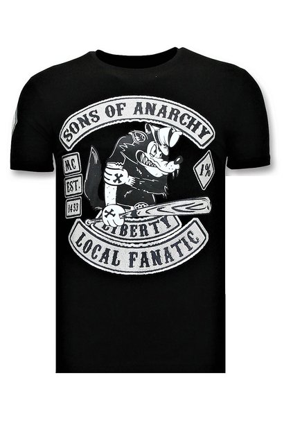Camiseta Hombre - Sons Of Anarchy - Negro