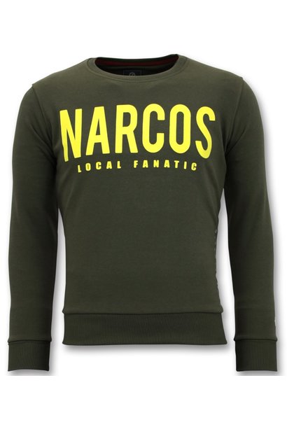 Sweatshirt Men - Narcos - Green