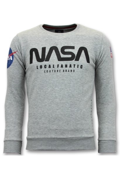 Sweater Heren - NASA - Grijs