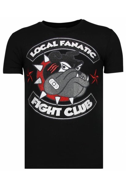 T-shirt Heren - Fight Club Spike - Zwart