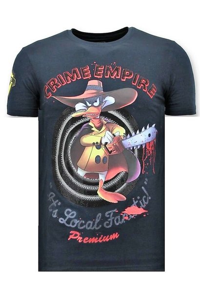 Camiseta Hombre - Crime Empire - Azul