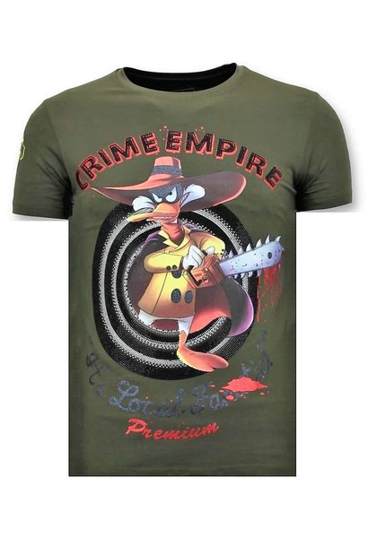 Camiseta Hombre - Crime Empire - Verde
