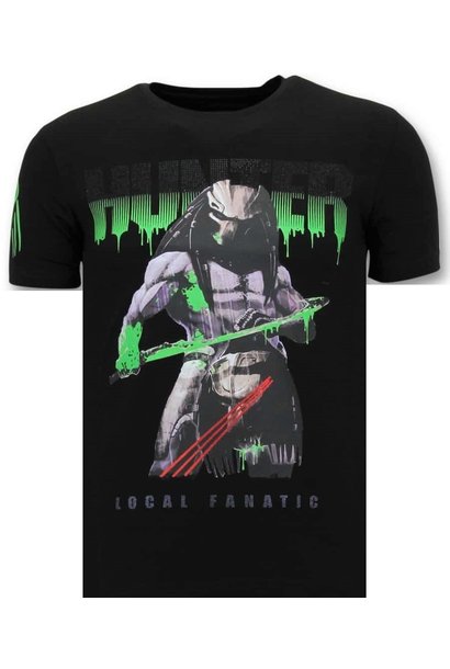 T-shirt Heren - Predator Hunter - Zwart