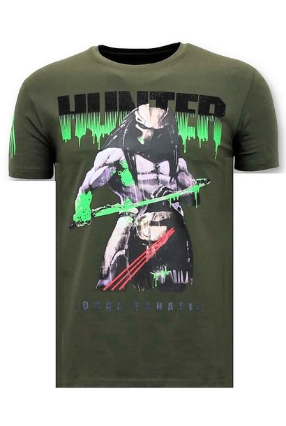 T-shirt Heren - Predator Hunter - Groen