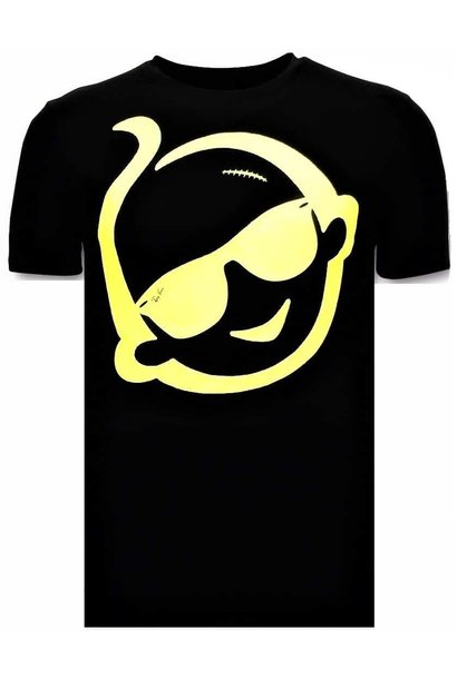 T-shirt Heren - Zwitsal Sunglasses - Zwart