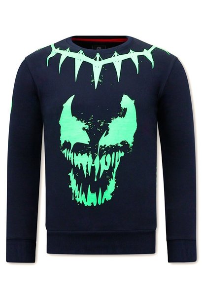 Sweat Hommes - Neon Venom - Bleu