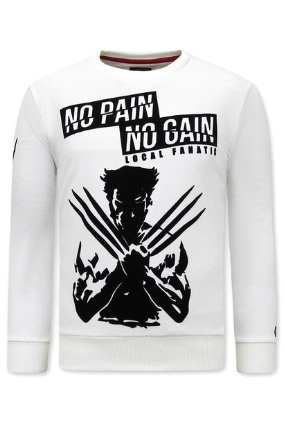 Sudadera Hombre - Wolverine - Blanco