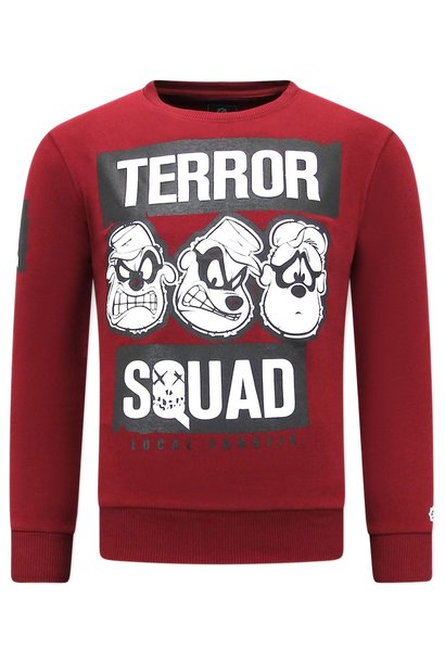 Sweat Hommes - Beagle Squad - Bordeaux