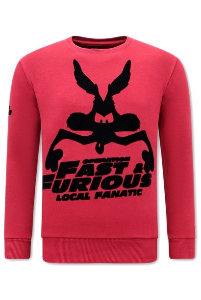 Sudadera Hombre - Fast and Furious - Burdeos