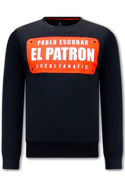 Sweater Heren - El Patron - Zwart