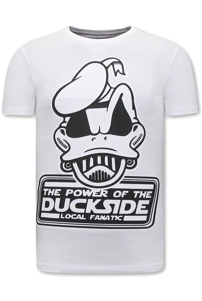 T-shirt Uomo - Power Of Duckside - Bianco