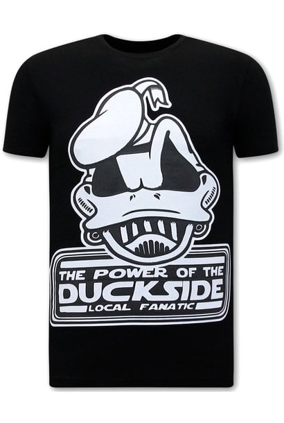 Camiseta Hombre - Power Of Duckside - Negro