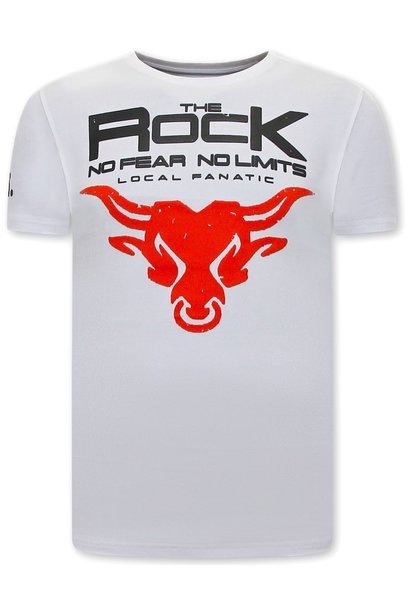 Camiseta Hombre - The Rock - Blanco