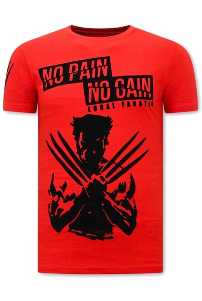 T-shirt Men - Wolverine - Red