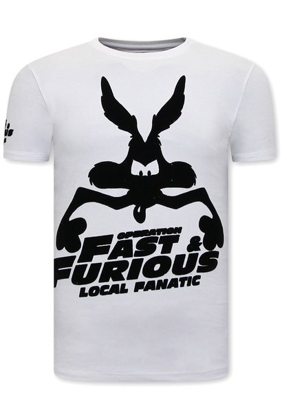 Camiseta Hombre - Fast and Furious - Blanco