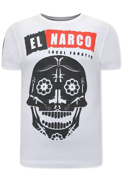T-shirt Men - El Narco - White