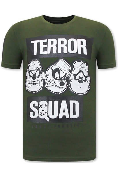 T-shirt Heren - Beagle Squad - Groen