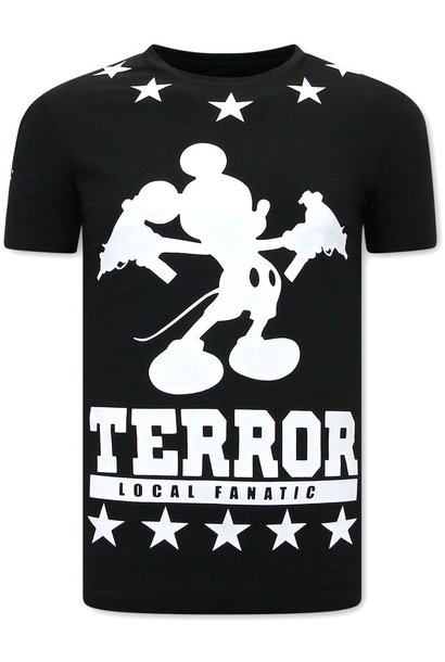 T-shirt Uomo - Terror Mouse - Nero