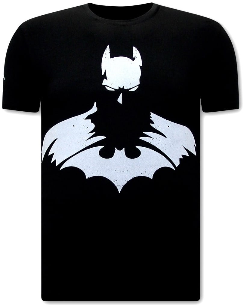 Men's DC Comics Batman Distressed Logo T-Shirt - Black Mountain Supply