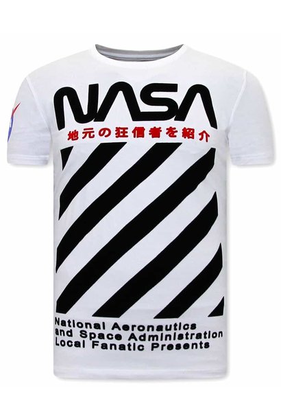 T-shirt Homme - NASA - Blanc