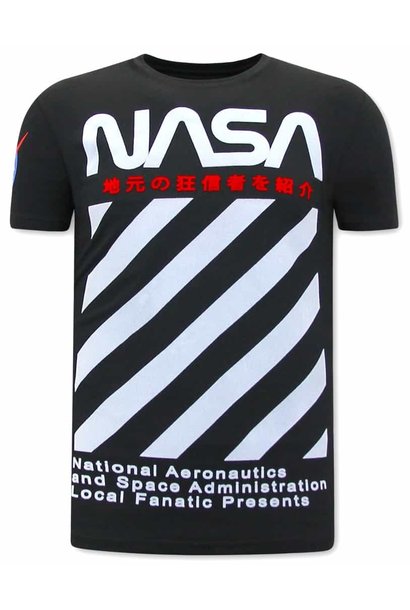T-shirt Homme - NASA - Noir