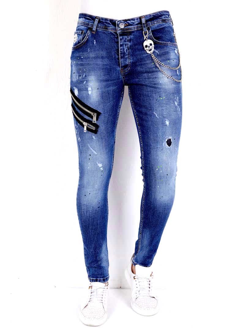 St Politiek volwassen Jeans Heren - Slim Fit - 1002 - Blauw - Local Fanatic