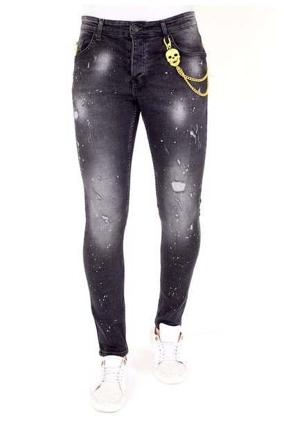Jeans Uomo - Slim Fit - 1028 - Nero - Local Fanatic