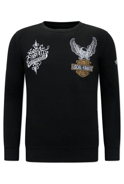 Sweater Heren - MC Honor & Loyalty - Zwart