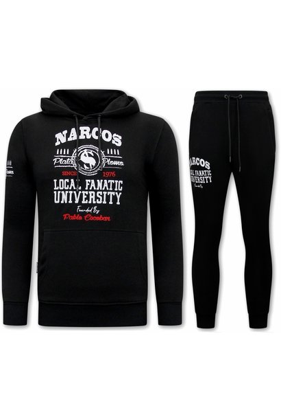 Survêtement Hommes - Narcos University - Noir