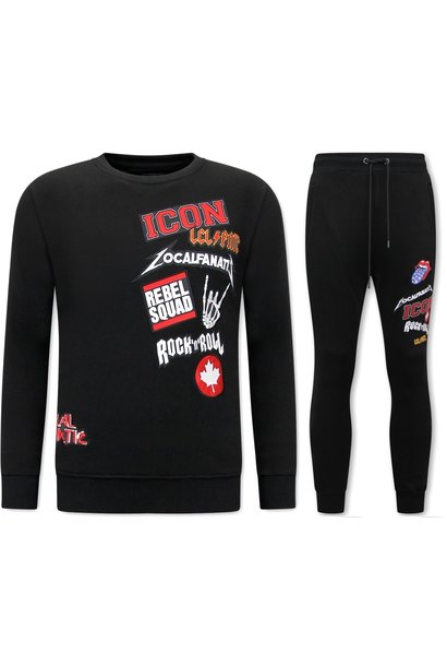 Trainingspak Heren - ICON Rocks - Zwart