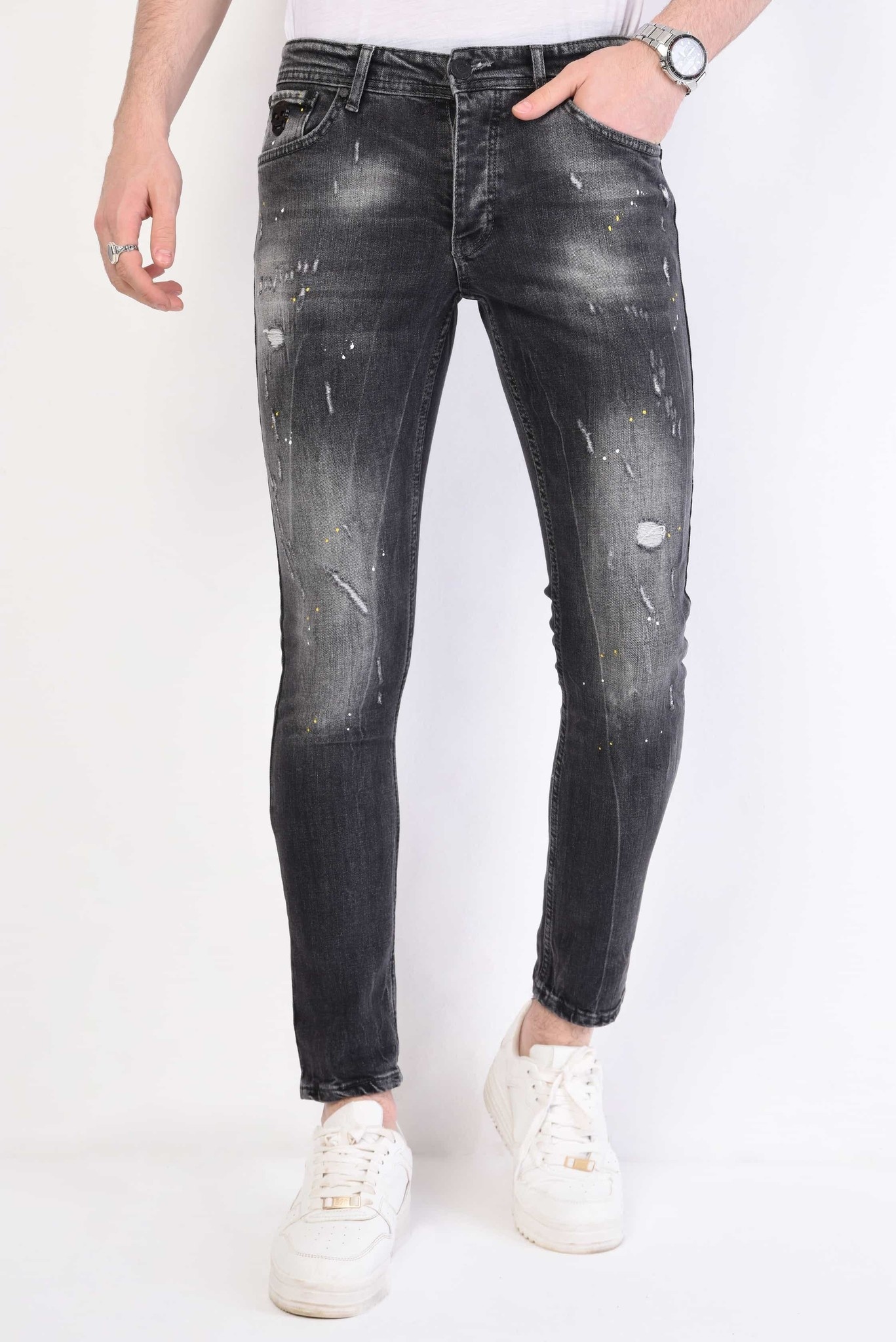Fervent Productie klem Jeans Heren - Slim Fit - 1055 - Grijs - Local Fanatic