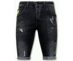 Local Fanatic Distressed Jeans Men’s - Slim Fit -1087- Black