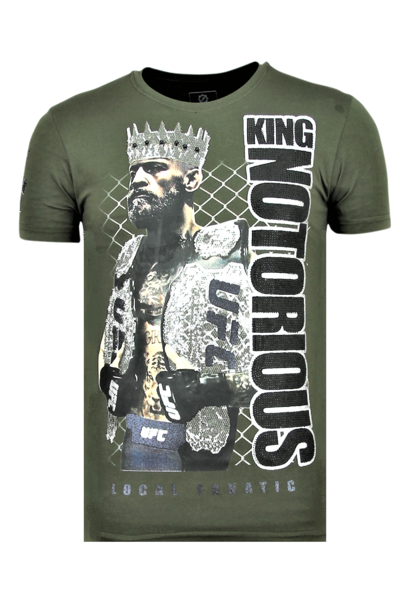 Camiseta Hombre - King Notorious - Verde