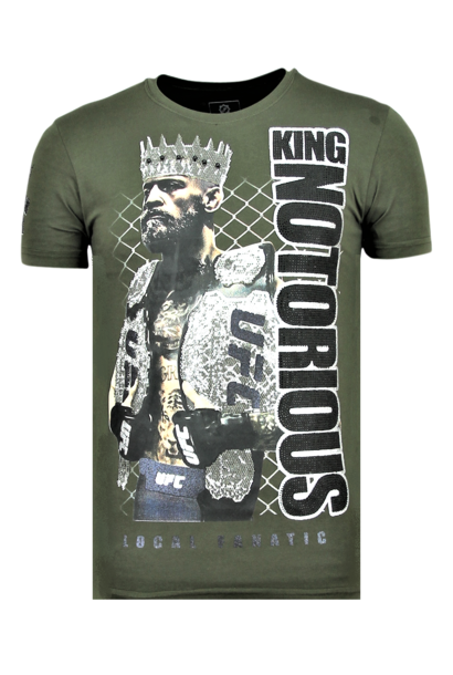 T-shirt Heren - King Notorious - Groen